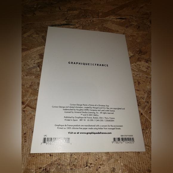 VINTAGE Lot of 13 COURIOUS GEORGE Monkey Christmas Cards - Picture 4 of 4